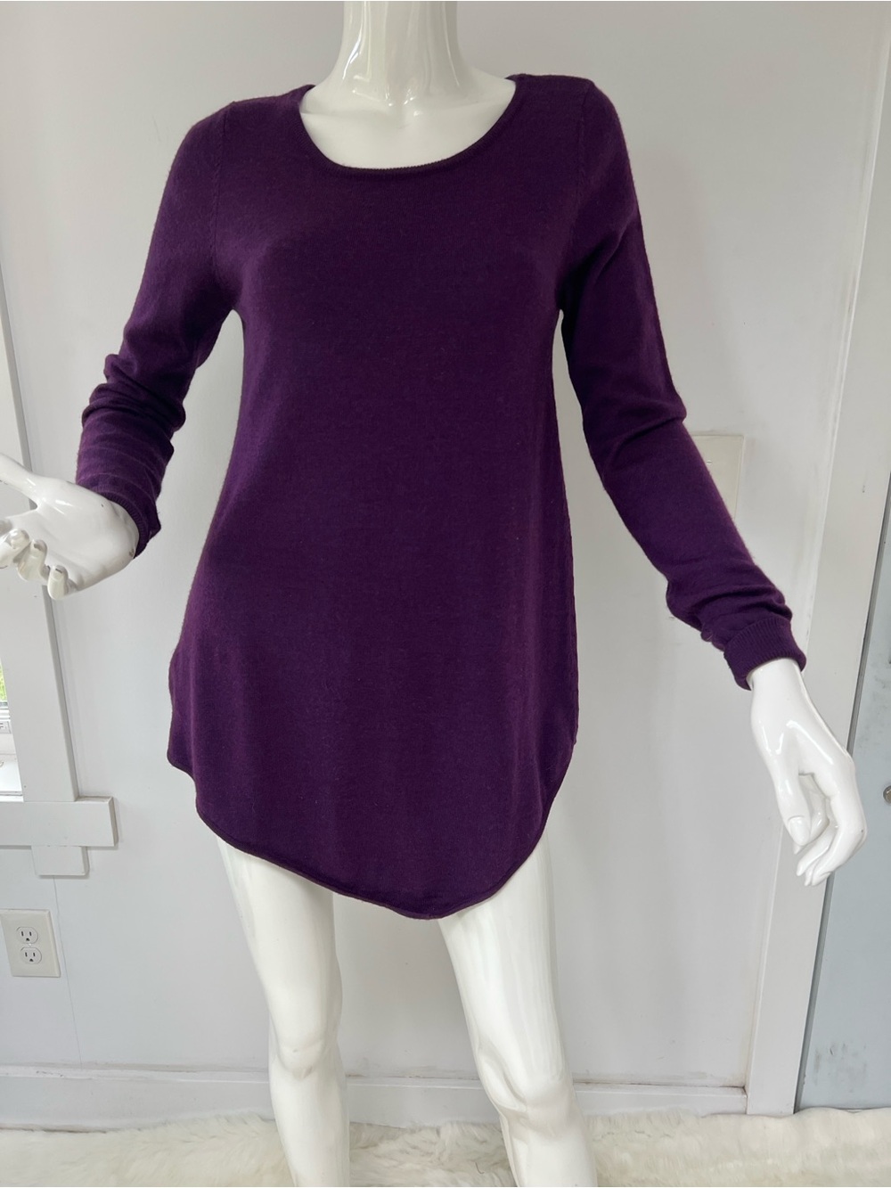 REPEAT 100% Merino Wool Sweater women’s Small lightweight Dopamine